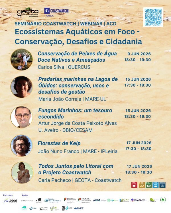 GEOTA - Webinar "Ecossistemas Aquáticos em Foco - Conservação, Desafios e Cidadania"  (ACD 5 horas)