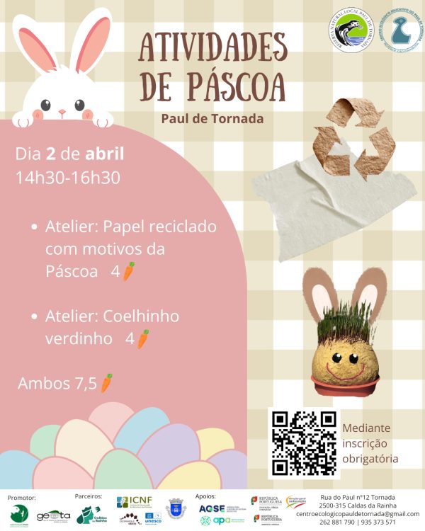 GEOTA - Atividades da Páscoa no Paul de Tornada (Famílias)